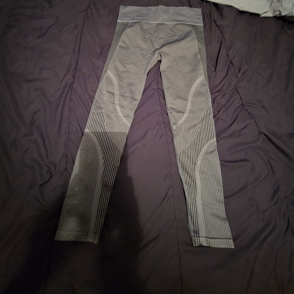 Mono B Charcoal and Light Gray Leggings